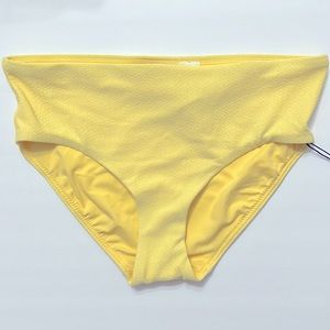 CALIA women’s XS mid rise bikini bottom golden wheat